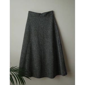H&M Tweed-look Midi Skirt Sz XS